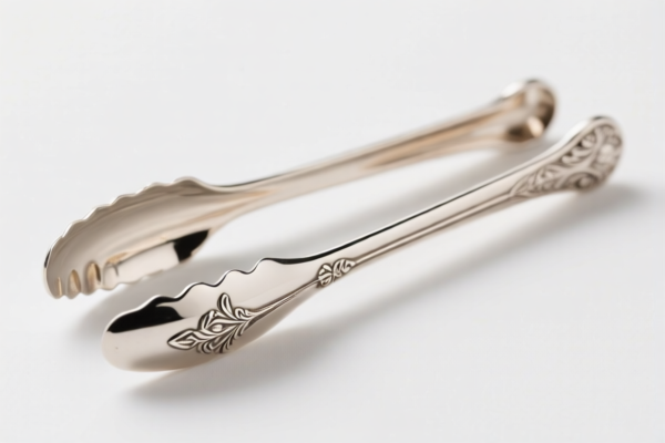 Precious metal plated sugar tongs (for bar use)