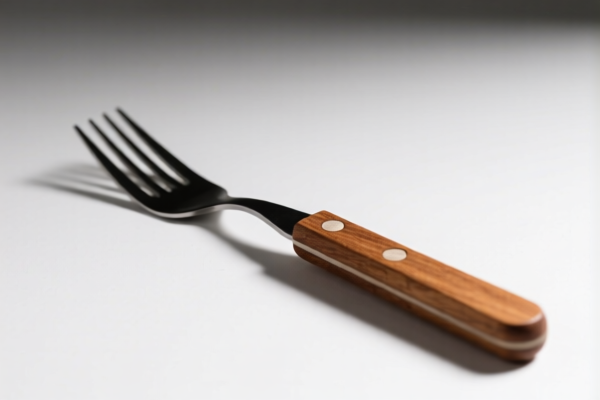 Wooden Handle Eating Fork