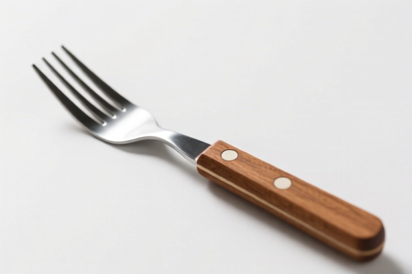Wooden Handle Eating Fork