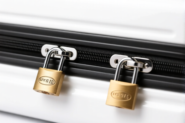 Clasps with locks for luggage