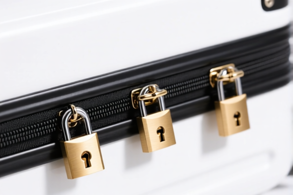Clasps with locks for luggage