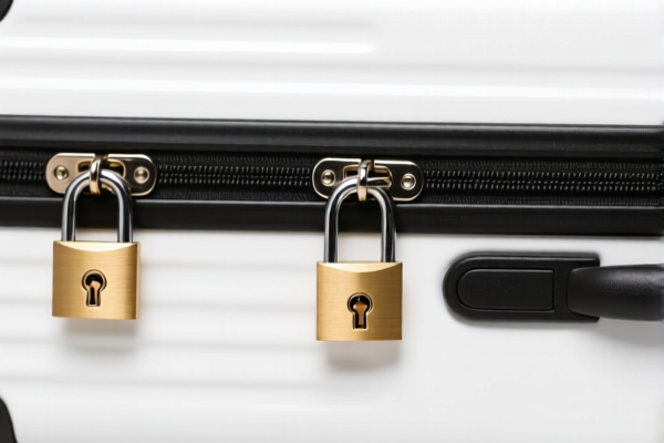 Clasps with locks for luggage