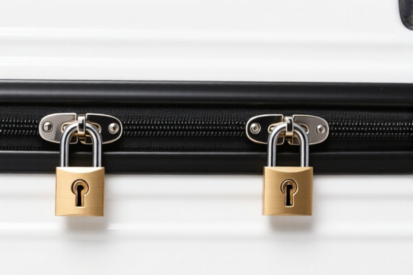 Clasps with locks for luggage