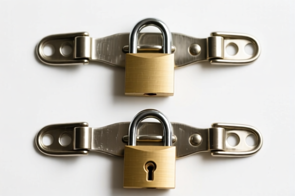 Metal clasps with locks