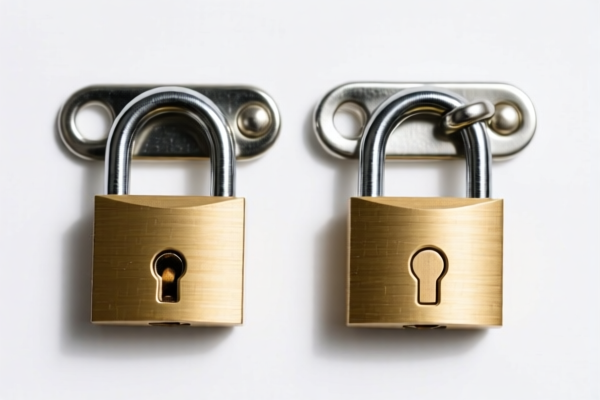 Metal clasps with locks