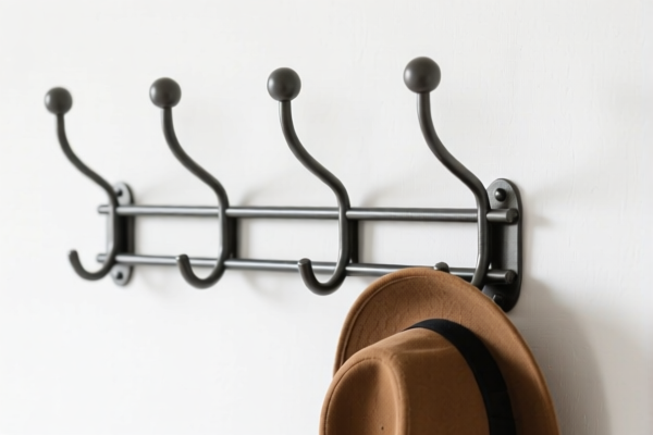 Wall Mounted Metal Hat Rack