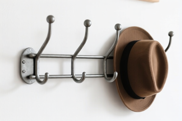 Wall Mounted Metal Hat Rack