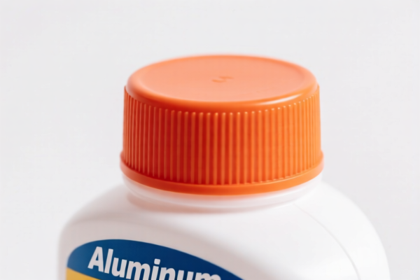 Aluminum Cleaning Agent Bottle Caps