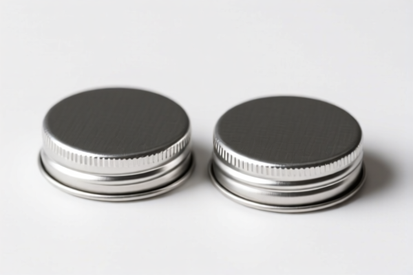 Metal Flip Top Caps
