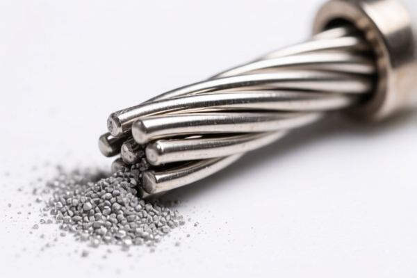 Metal powder cored wire for electric arc