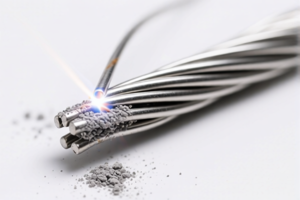 Metal powder cored wire for electric arc
