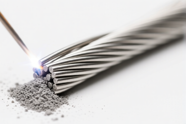 Metal powder cored wire for electric arc
