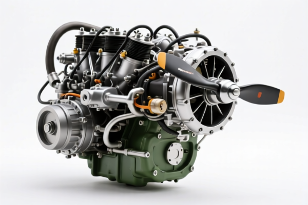 Internal Combustion Piston Aircraft Engine
