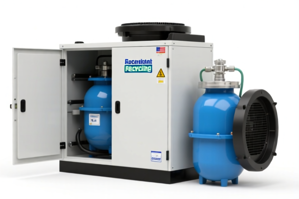 Industrial Refrigerant Recovery Recycling Unit