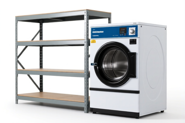 Shelving Unit for Centrifuge Clothes Dryer