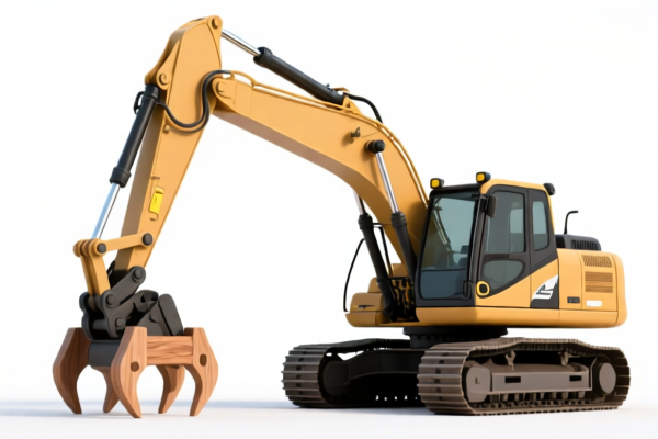 Excavator Wood Grabber