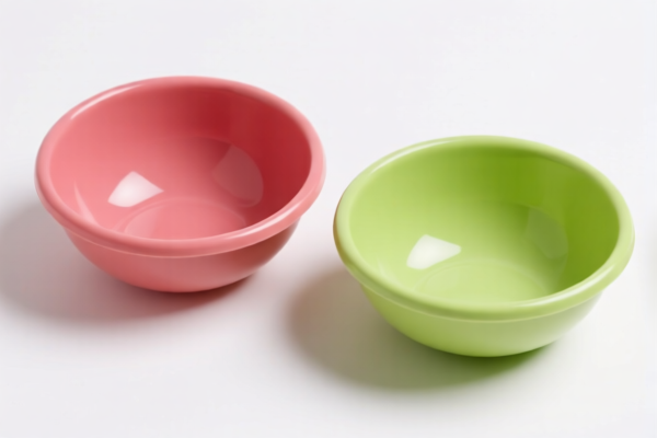Plastic scraper bowls