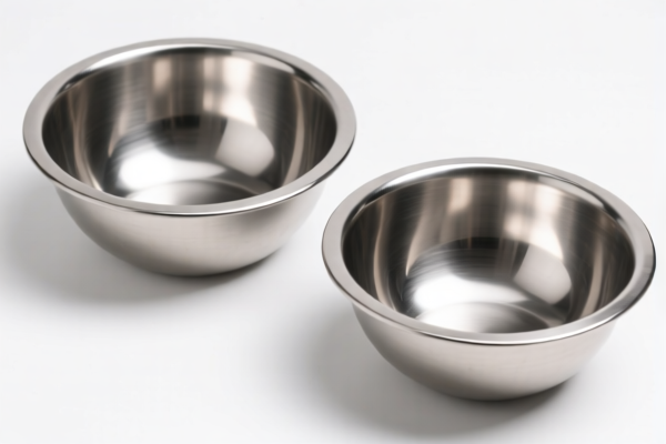 Stainless steel scraper bowls