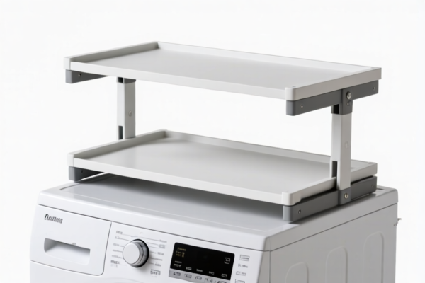 Adjustable Height Washing Machine Shelf