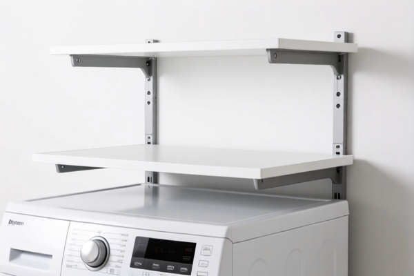 Adjustable Height Washing Machine Shelf