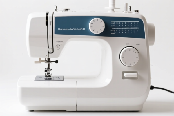 Electronic household sewing machine