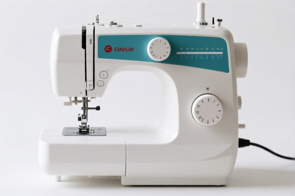 Electronic household sewing machine