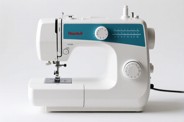 Electronic household sewing machine