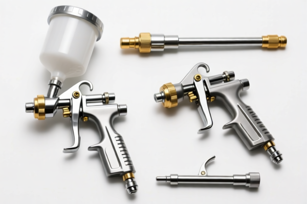 Parts for pneumatic spray guns