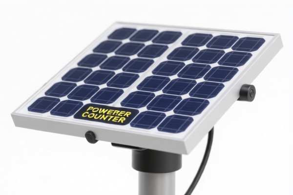 Solar Powered Counter
