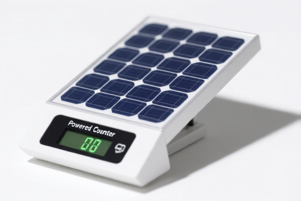 Solar Powered Counter