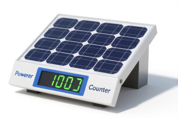 Solar Powered Counter