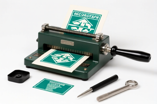 Hectograph_Stencil Duplicating Machine Accessories