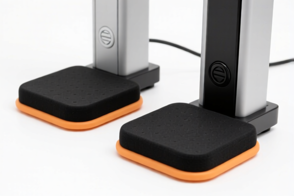 Shock Absorbing Pads for Office Machines