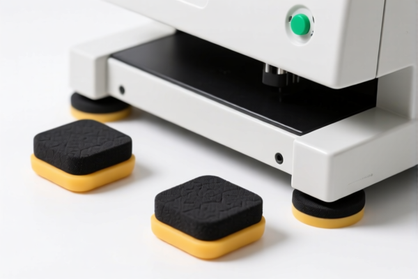 Shock Absorbing Pads for Office Machines