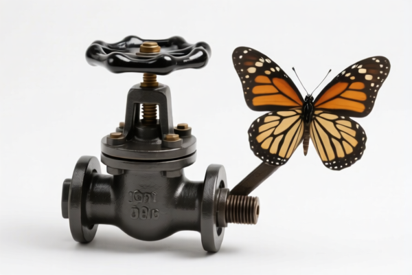 Hand Operated Iron Butterfly Valve