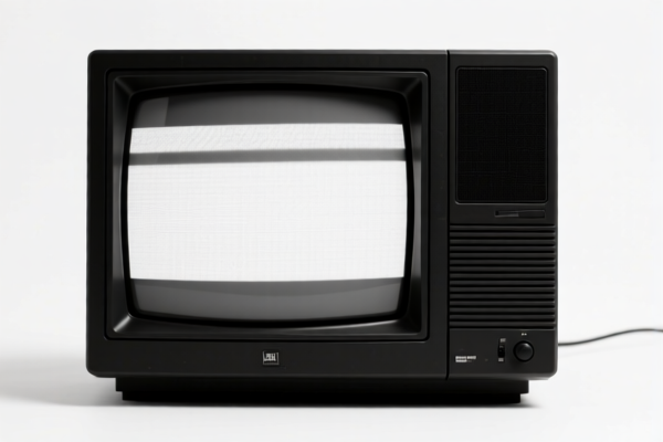 Black and White CRT Display