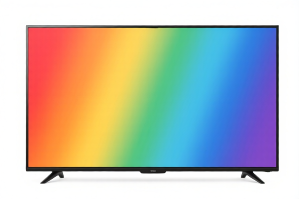 Color Flat Panel TV Display