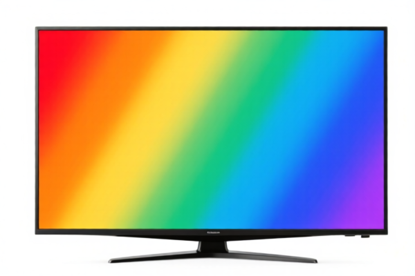 Color Flat Panel TV Display