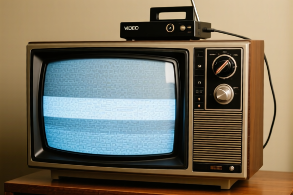 Color Television Set with Video Recording_Playback