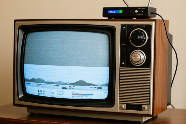 Color Television Set with Video Recording_Playback
