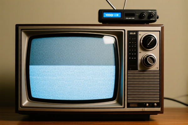 Color Television Set with Video Recording_Playback