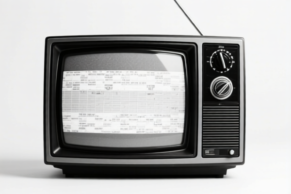 Monochrome Television (Indoor)