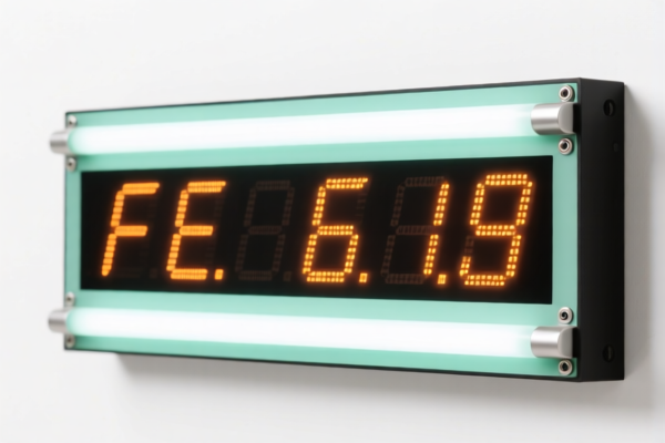Electronic Fluorescent Display Panel