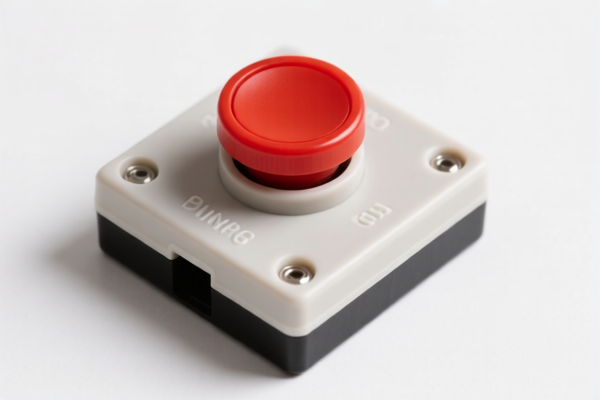 Push Button Switch with Plastic Housing