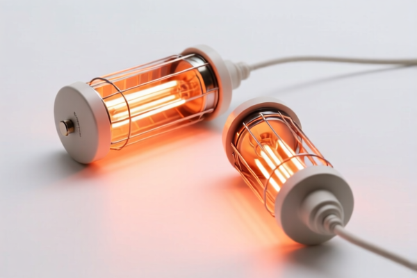 Infrared heating lamps