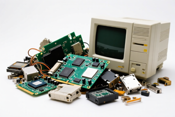 Waste Electronic Computer Components