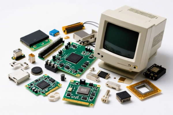 Waste Electronic Computer Components