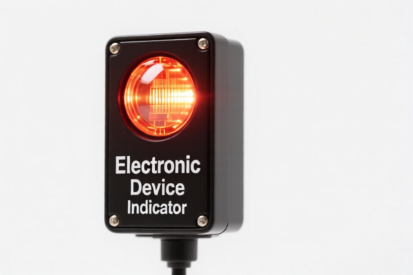Waste Electronic Device Indicator Light