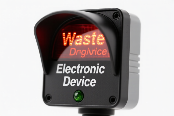 Waste Electronic Device Indicator Light
