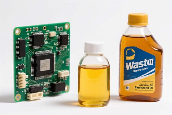 Waste Electronic Device Lubricating Oil